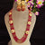 Designer Gold Plated Royal Kundan, Ruby & Beads Necklace with Earrings (D389)