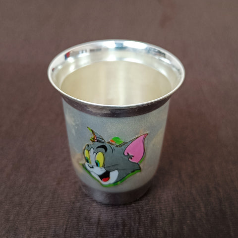 925 Solid Silver TOM Designer Glass - for Kids (Design 21)