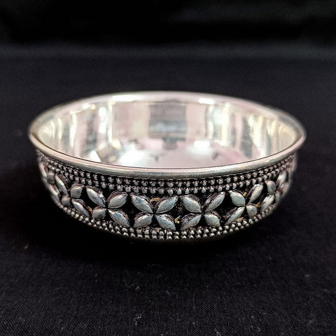 925 Solid Silver Designer Bowl (Design 38)