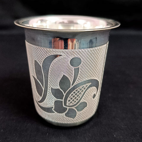 925 Solid Silver Designer Glass (Design 24)