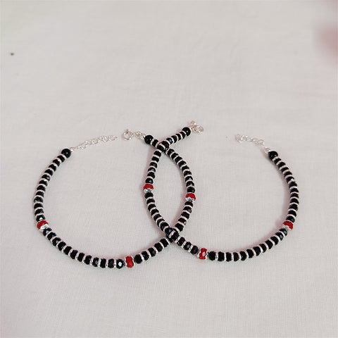 925 Silver Designer Unisex Baby Bangle Set (Design 183)