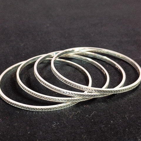 925 Sterling Silver Bangle for Women & Girls (Design 186)