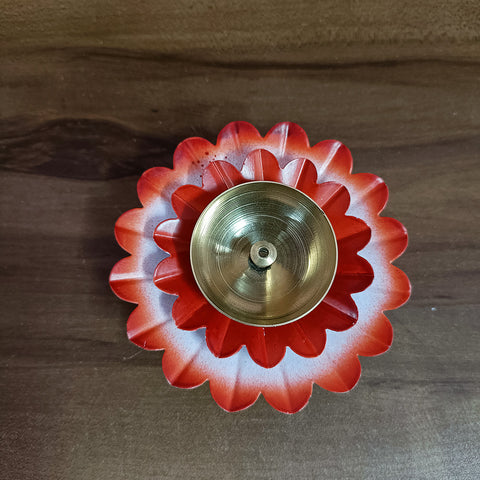 Designer Brass Diya/Lamp Flower Shape (D53)
