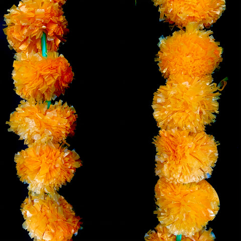 Set of 2 Strings of Marigold Flowers (D2) - PAAIE