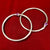 Designer Unisex Silver Openable Baby Bangle Set (Design 56) - PAAIE