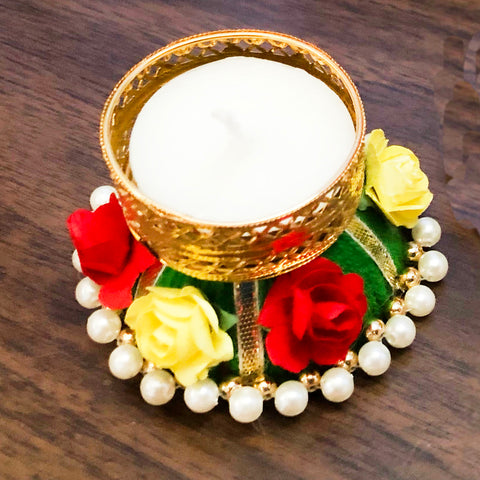 Set of 2 - Designer Half Ball Candles (D19) - PAAIE