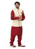 Designer Silk Kurta Pajama with Waist Coat (D27) - PAAIE
