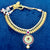 Designer Gold Plated Mint Necklace studded with Semi Precious Stones - PAAIE