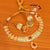 Designer Ruby Stone Kundan Polki Mint Meenakari Necklace Set
