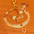 Designer Ruby Stone Kundan Polki Mint Meenakari Necklace Set