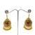 Gold-Toned Dangle Earrings with Small Bells - PAAIE