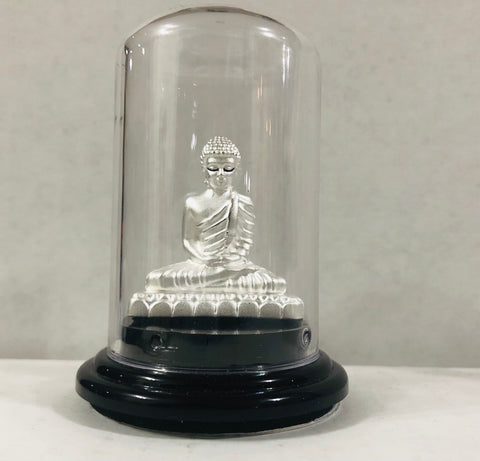 999 Pure Silver Round Buddha ji Idol - PAAIE