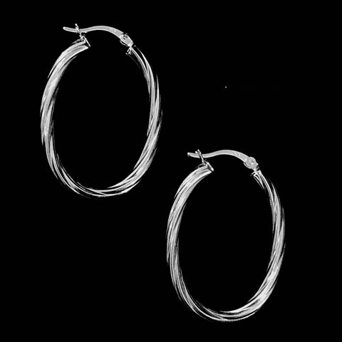 925 Sterling Silver Earring Teardrop (Design 2) - PAAIE