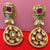 Gold Plated Kundan Earrings (Design 3) - PAAIE