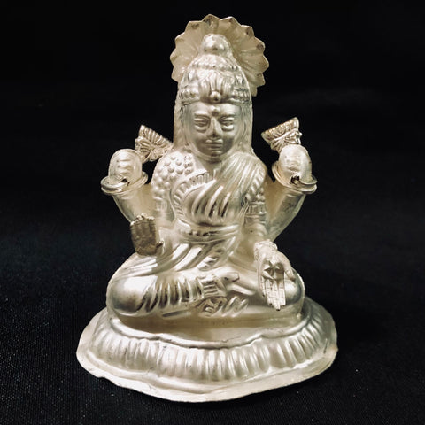 925 Abhishekam Lakshmi Silver Idol (Design 14) - PAAIE
