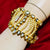 Gold Plated Kundan Openable Bracelet (Design 65) - PAAIE