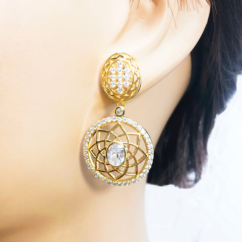Dreamcatcher American Diamond Earrings - PAAIE