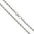 925 Sterling Silver Rope Necklace Chain (Design 7) - PAAIE