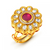 Designer Kundan Adjustable Ring (Design 101)