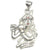 925 Silver Krishna with Flute Pendant - PAAIE