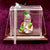 999 Pure Silver Rectangular Krishna Idol Playing his Flute - PAAIE
