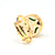Teardrop American Diamond Kundan Adjustable Ring - PAAIE