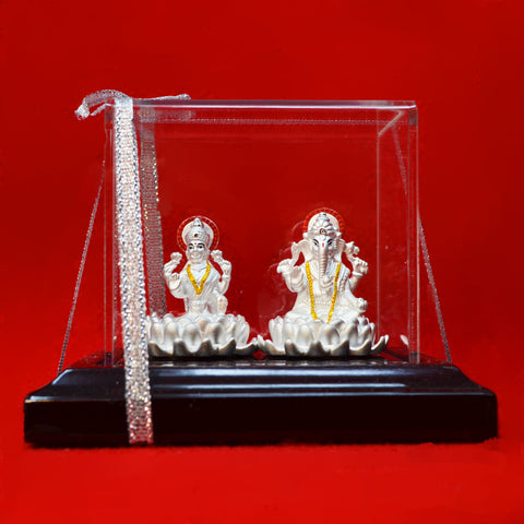 999 Pure Silver Lakshmi Ganesha (Design 2) - PAAIE