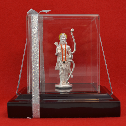 999 Pure Silver Lord Ram Holding Bow - PAAIE