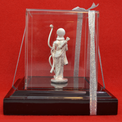 999 Pure Silver Lord Ram Holding Bow - PAAIE