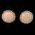 Baby Pink Lotus Design Studs - PAAIE