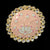 Baby Pink Lotus Design Studs - PAAIE