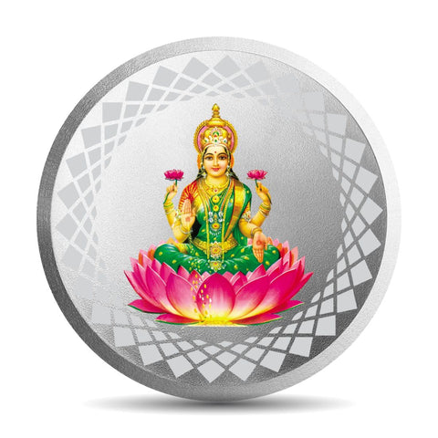 999 Lakshmi Pure Silver  Coin ( Design 11)