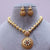 Designer Gold Plated Royal Kundan & Ruby Pendant Set (D503)