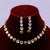 Designer Gold Plated Royal Kundan & Ruby Necklace with Earrings (D509)