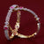 Designer Gold Plated American Diamond Bangle/Bracelet (Design 128)