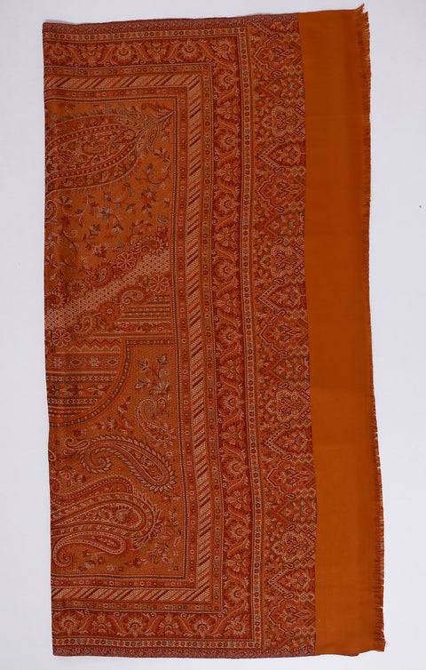 Fashionable Women's Brown Shawl With Embroidery Work For Casual, Party Wear (D19)