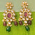 Gold Plated Kundan Earrings (Design 41) - PAAIE