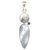 925 Dendritic Opal and Onyx Stone Sterling Silver Pendant - PAAIE