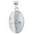 925 Dendritic Opal Oval Sterling Silver Pendant - PAAIE