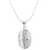 925 Dendritic Opal Oval Sterling Silver Pendant - PAAIE