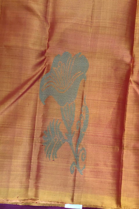 Silk Mark Certified Designer Pure Bangalori Silk Saree (D 23) - PAAIE