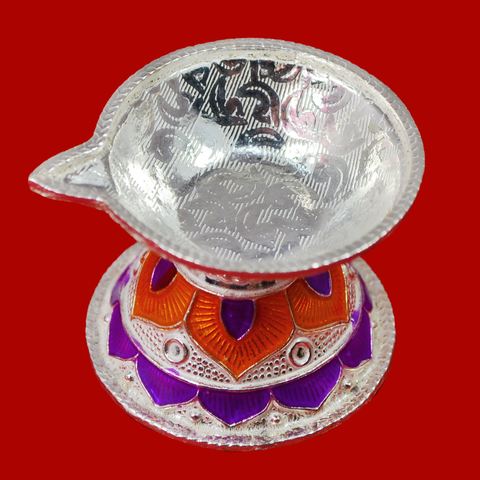 925 Silver Designer Diya (Design 17) - PAAIE