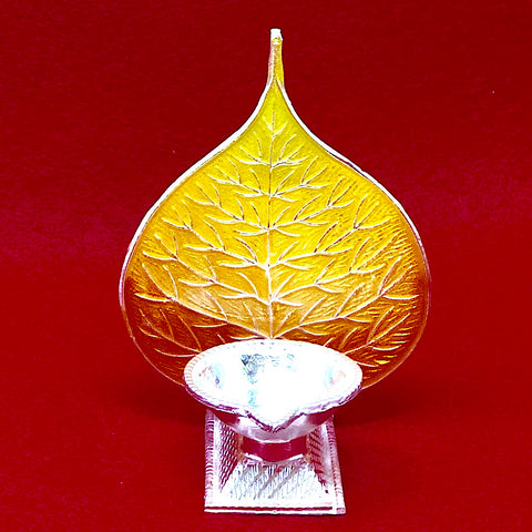 925 Silver Leaf Diya (Design 1) - PAAIE