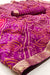 Designer Chiffon Bandhej Purple Pink With Gotta Patti Saree - PAAIE