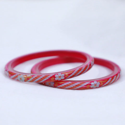 Groovy Multicolor Glass Bangles Set for Girls & Women (Design 6) - PAAIE