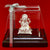 999 Pure Silver Ganesha Idol with a Ladoo - PAAIE