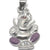 925 Ganesha Matte Silver Pendant (Design 39) - PAAIE