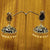 Designer Black Meenakari Gold Jhumki - PAAIE