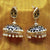 Designer Black Meenakari Gold Jhumki - PAAIE