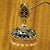 Designer Black Meenakari Gold Jhumki - PAAIE